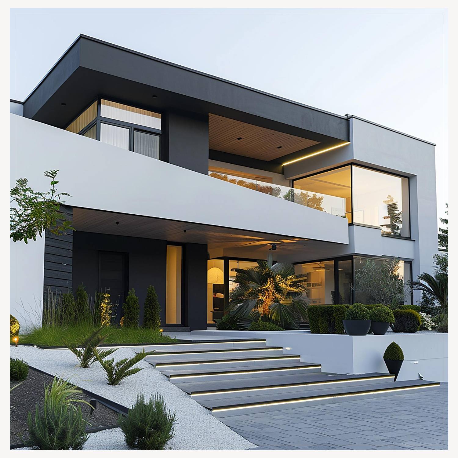 Modern home exterior